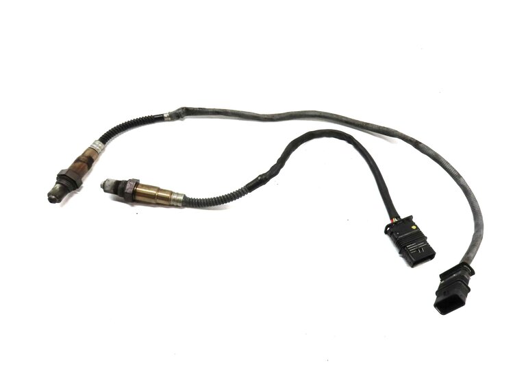 Thumbnail 1: 2011 BMW 535i SEDAN F10 3.0L TURBO N55 ENGINE PRE POST CAT O2 OXYGEN SENSOR SET2