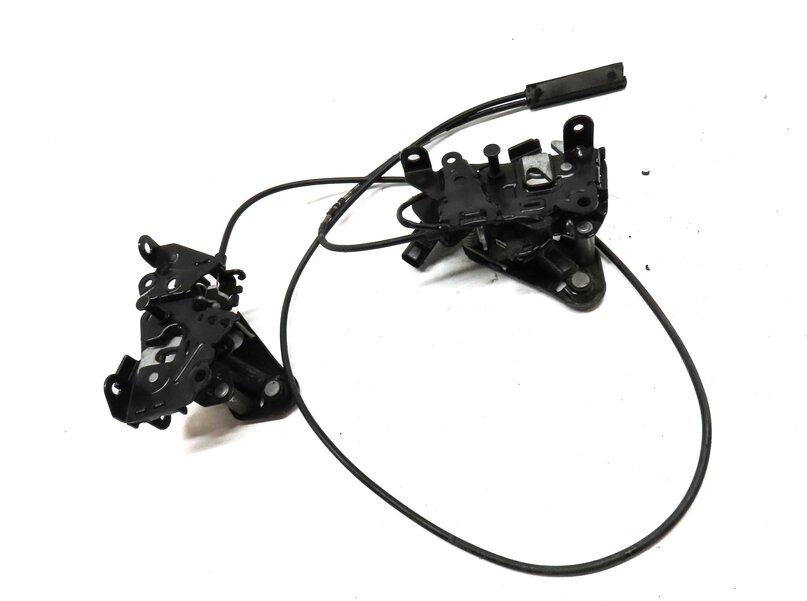 Thumbnail 3: 2011 BMW 535i SEDAN (F10) HOOD LEFT & RIGHT LOCK LATCH ACTUATOR SET2 w/ CABLES