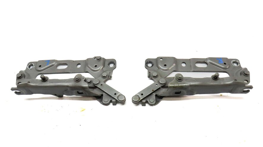 Thumbnail 4: 2011 BMW 528i 535i 550i F10 LEFT & RIGHT FRONT HOOD HINGE SET2 (CASHMERE SILVER)