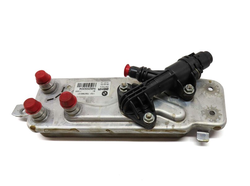 Thumbnail 4: 09-17 BMW 535i 640i 740i 750i 760i (F01 F06 F07 F10 F12) TRANSMISSION OIL COOLER