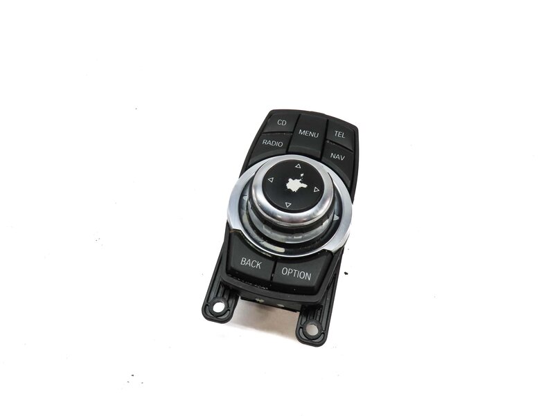 2011 BMW 535i SEDAN (F10) iDRIVE MEDA CONTROL KNOB SWITCH BUTTON PANEL (BLACK)