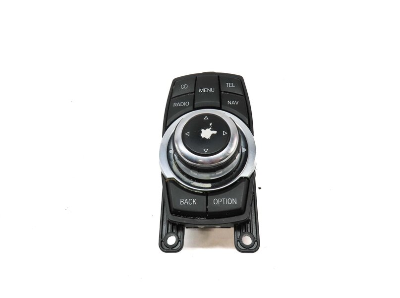 Thumbnail 2: 2011 BMW 535i SEDAN (F10) iDRIVE MEDA CONTROL KNOB SWITCH BUTTON PANEL (BLACK)