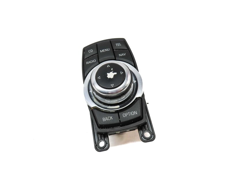 Thumbnail 3: 2011 BMW 535i SEDAN (F10) iDRIVE MEDA CONTROL KNOB SWITCH BUTTON PANEL (BLACK)