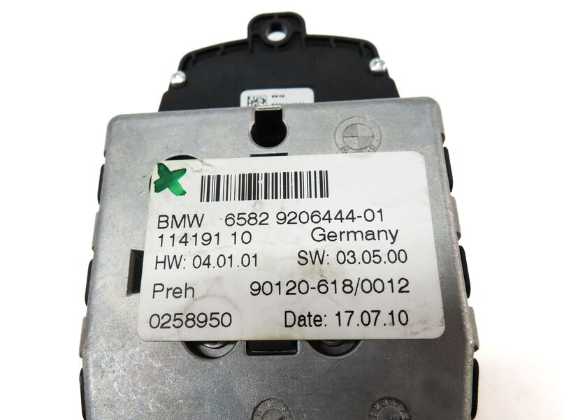 Thumbnail 6: 2011 BMW 535i SEDAN (F10) iDRIVE MEDA CONTROL KNOB SWITCH BUTTON PANEL (BLACK)