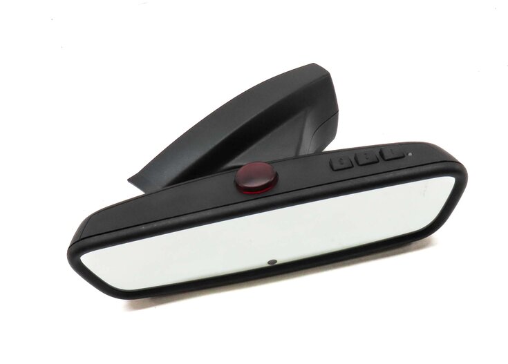 Thumbnail 3: 2011 BMW 535i SEDAN (F10) REARVIEW MIRROR WITH AUTODIM HOMELINK (BLACK) 9177311