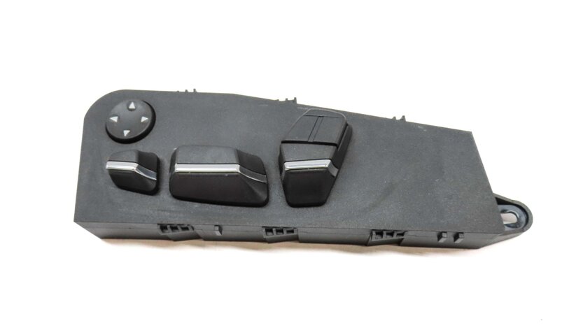 Thumbnail 7: 2011 BMW 535i SEDAN F10 FRONT LEFT SEAT ADJUST ADJUSTMENT SWITCH (BLACK & BEIGE)