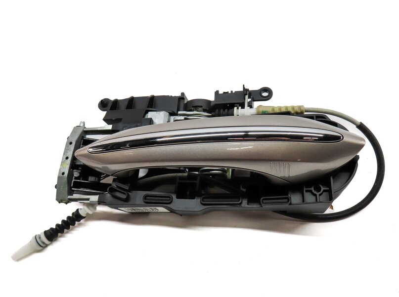 Thumbnail 2: 09-19 BMW 5 6 7 SERIES F01 F10 RIGHT REAR COMFORT DOOR HANDLE (CASHMERE SILVER)