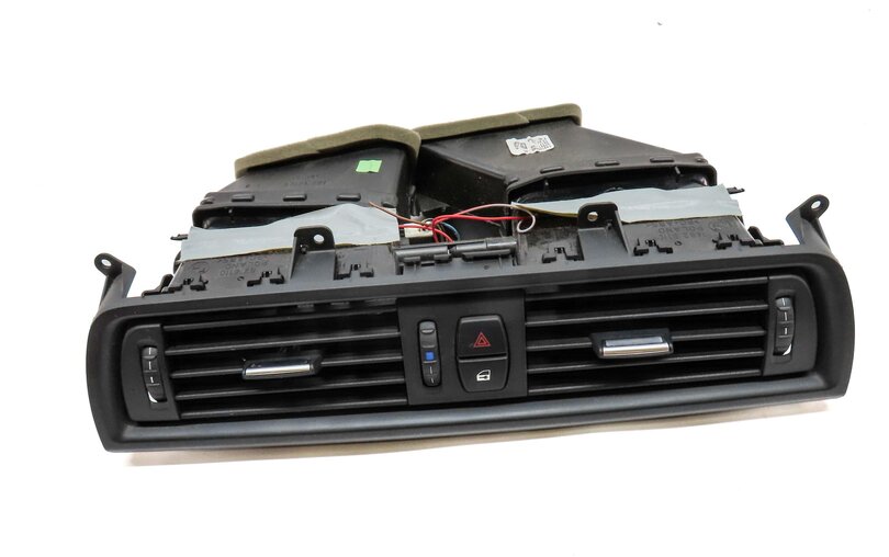 Thumbnail 2: 2011 BMW 535i SEDAN F10 FRONT DASH CENTER DUAL HVAC A/C HEATER AIR VENT (BLACK)