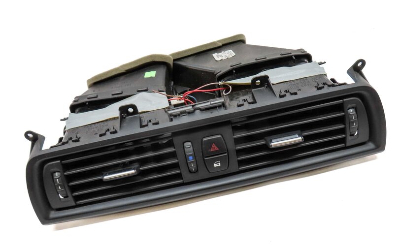 Thumbnail 3: 2011 BMW 535i SEDAN F10 FRONT DASH CENTER DUAL HVAC A/C HEATER AIR VENT (BLACK)