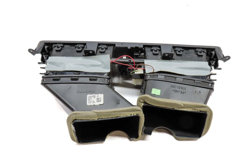 Thumbnail 4: 2011 BMW 535i SEDAN F10 FRONT DASH CENTER DUAL HVAC A/C HEATER AIR VENT (BLACK)