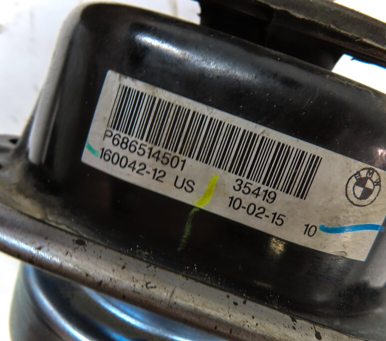 Thumbnail 10: 2015 BMW X5 (F15) 3.0L N55 TURBO ENGINE LEFT & RIGHT ENGINE MOTOR MOUNT SET 2