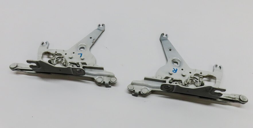 2014-2019 BMW X5 X6 (F15 F16) LEFT & RIGHT HOOD HINGE SET (White)