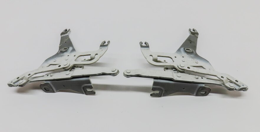 Thumbnail 6: 2014-2019 BMW X5 X6 (F15 F16) LEFT & RIGHT HOOD HINGE SET (White)