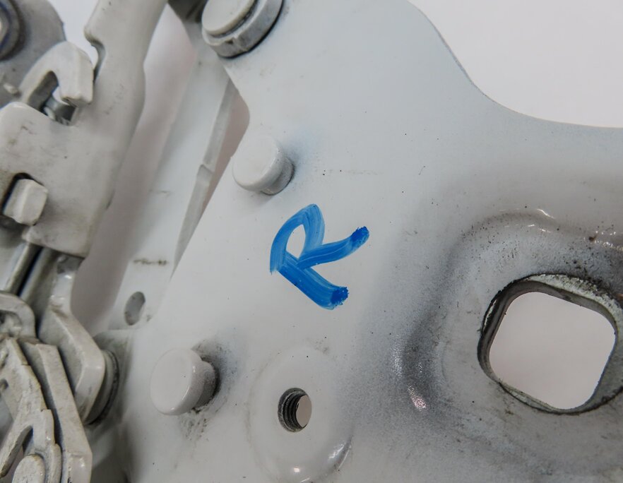 Thumbnail 7: 2014-2019 BMW X5 X6 (F15 F16) LEFT & RIGHT HOOD HINGE SET (White)