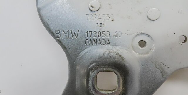 Thumbnail 8: 2014-2019 BMW X5 X6 (F15 F16) LEFT & RIGHT HOOD HINGE SET (White)