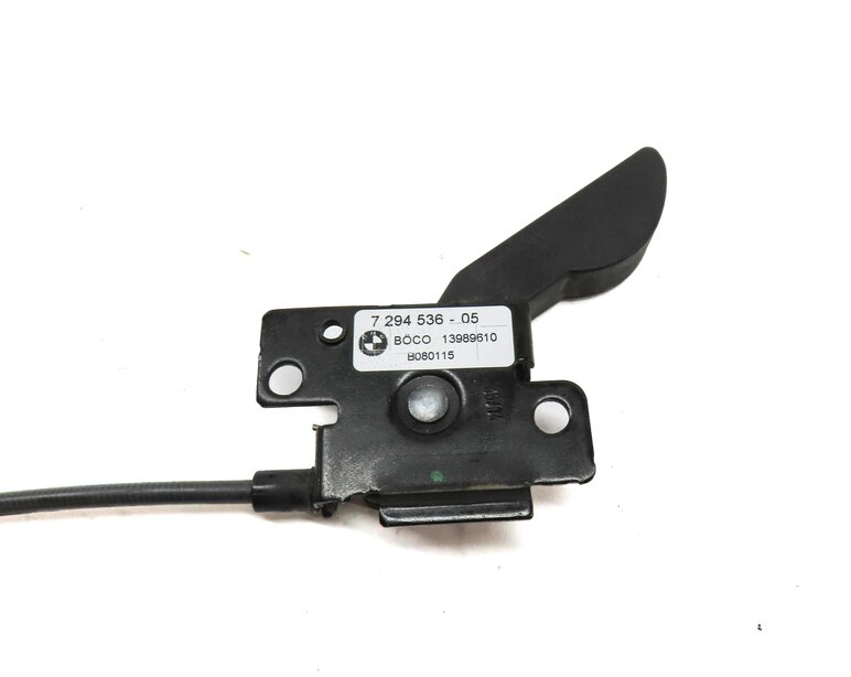 Thumbnail 10: 2015 BMW X5 (F15) HOOD UPPER SAFETY CATCH HOOK & CABLE w/ RELEASE LEVER HANDLE