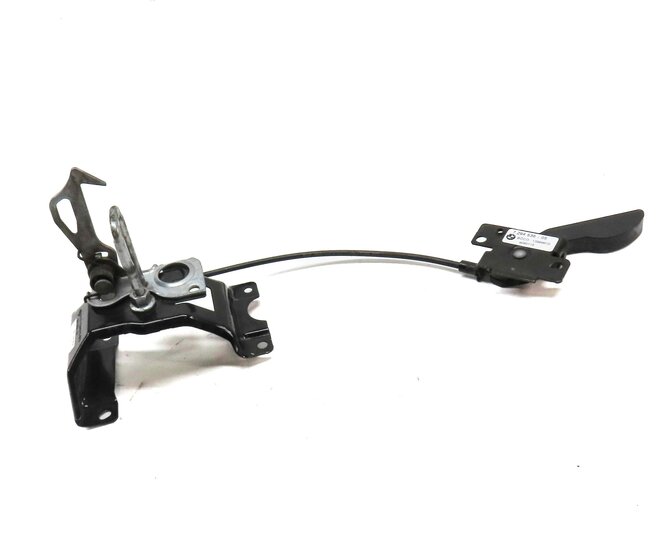 Thumbnail 2: 2015 BMW X5 (F15) HOOD UPPER SAFETY CATCH HOOK & CABLE w/ RELEASE LEVER HANDLE