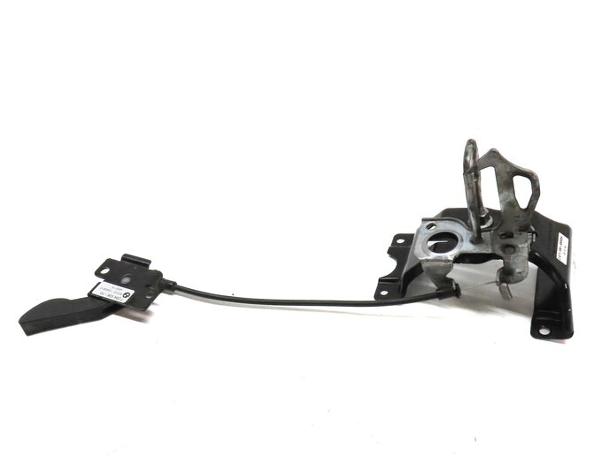 Thumbnail 4: 2015 BMW X5 (F15) HOOD UPPER SAFETY CATCH HOOK & CABLE w/ RELEASE LEVER HANDLE
