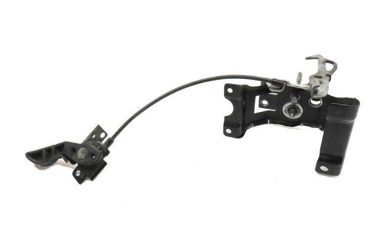 Thumbnail 5: 2015 BMW X5 (F15) HOOD UPPER SAFETY CATCH HOOK & CABLE w/ RELEASE LEVER HANDLE