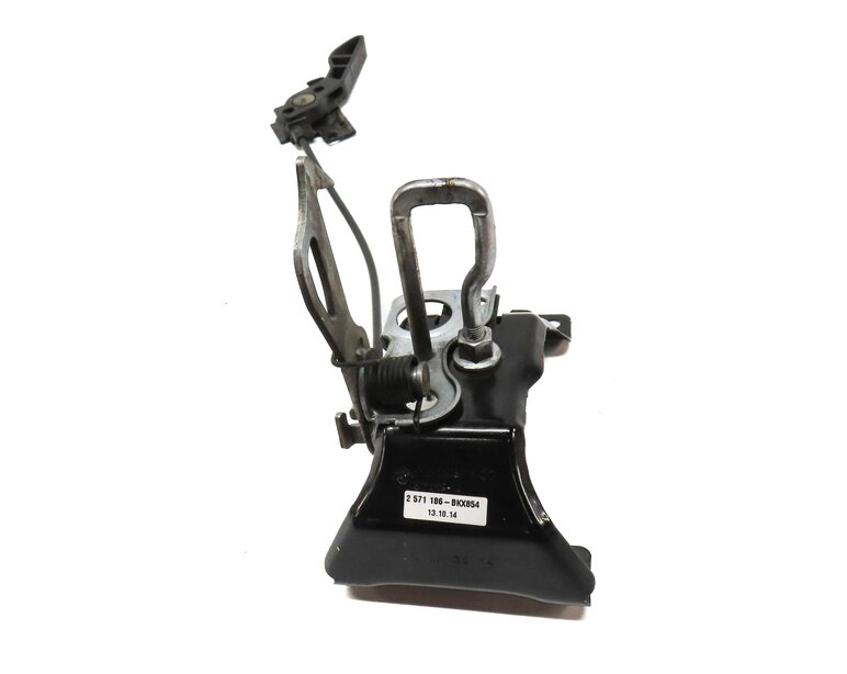 Thumbnail 7: 2015 BMW X5 (F15) HOOD UPPER SAFETY CATCH HOOK & CABLE w/ RELEASE LEVER HANDLE