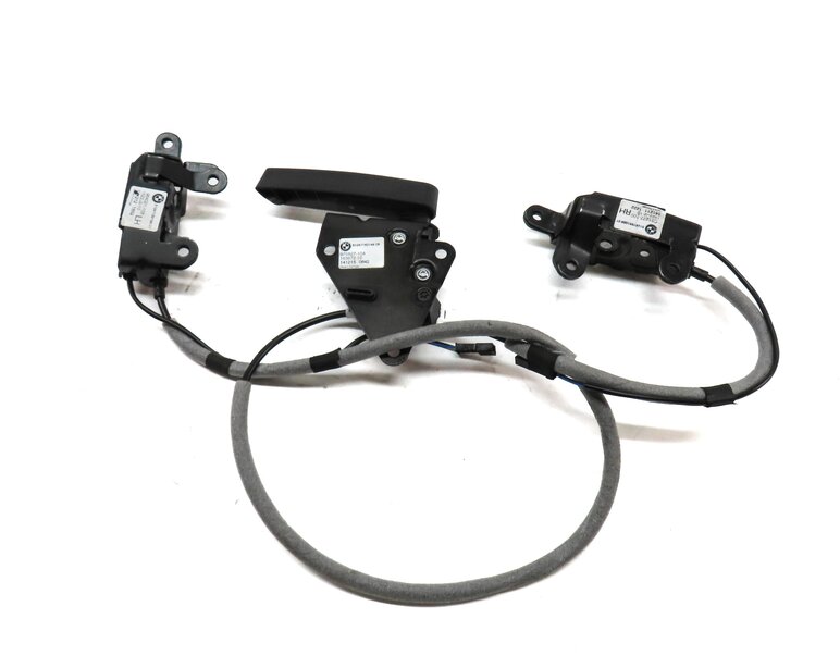 Thumbnail 4: 14-18 BMW X5 X5M (F15 F85) TRUNK LOWER TAILGATE LEFT & RIGHT LATCH SET w/ HANDLE