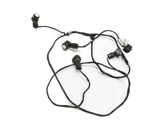2015 BMW X5 (F15) REAR PARKING DISTANCE PDC SENSOR SET 4 w/ HARNESS (White)