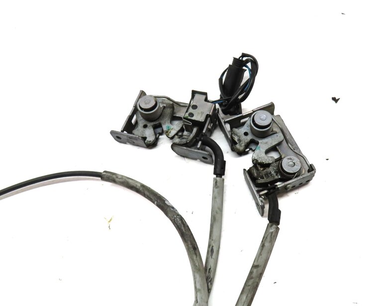 Thumbnail 4: 2015 BMW X5 (F15) LEFT & RIGHT OPEN CLOSE RELEASE HOOD LATCH SET 2 WITH CABLES