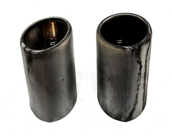 Thumbnail 5: 2015 BMW X5 (F15) 3.0L TURBO N55 REAR LEFT RIGHT EXHAUST MUFFLER TIP SET OF 2