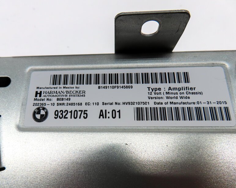 Thumbnail 5: 2014-2019 BMW X5 X6 X5M X6M ///M (F15 F16 F85 F86) HARMAN BECKER AUDIO AMPLIFIER
