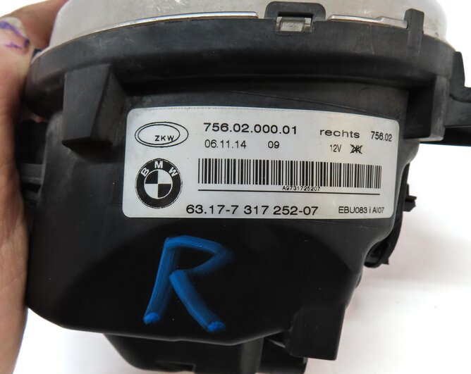 Thumbnail 6: 14-19 BMW X3 X4 X5 X6 (F15 F16 F25 F26 F85 F86) RIGHT LED FOGLIGHT LIGHT LAMP