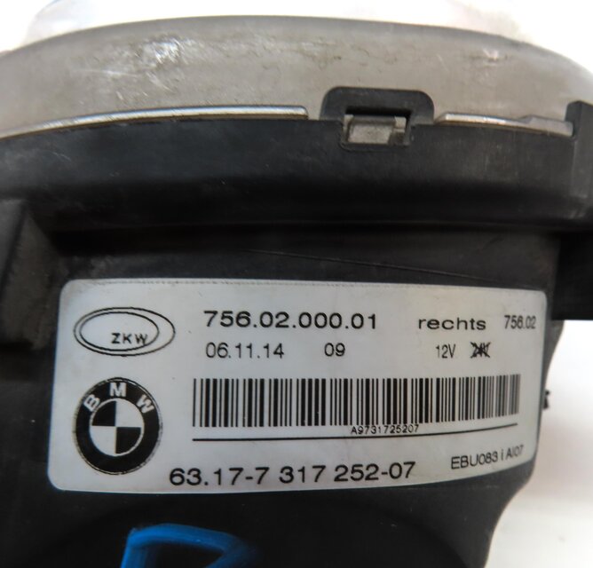 Thumbnail 7: 14-19 BMW X3 X4 X5 X6 (F15 F16 F25 F26 F85 F86) RIGHT LED FOGLIGHT LIGHT LAMP