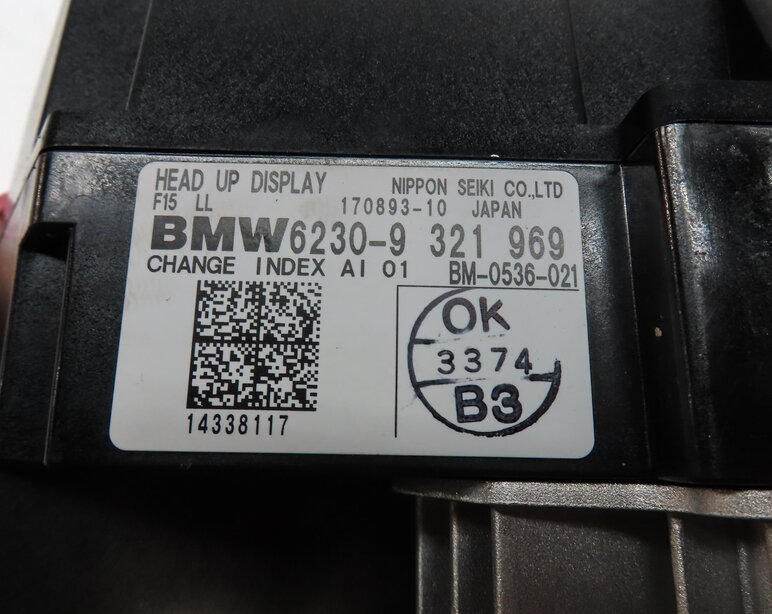 Thumbnail 7: 2014-2018 BMW X5 X5M ///M (F15 F85) HEADS UP DISPLAY PROJECTOR