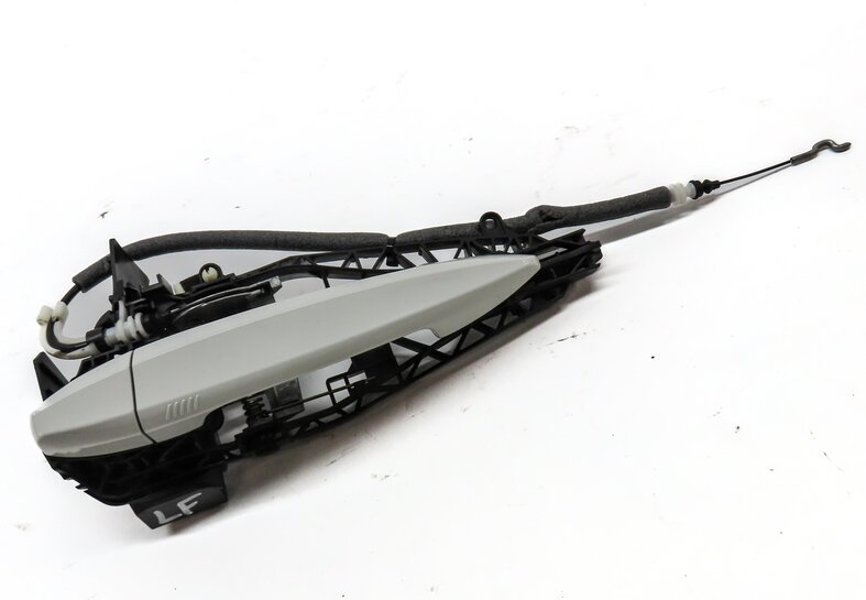 Thumbnail 3: 14-21 BMW X1 X2 X5 X6 (F15 F16 F39 F48) FRONT LEFT COMFORT DOOR HANDLE (White)