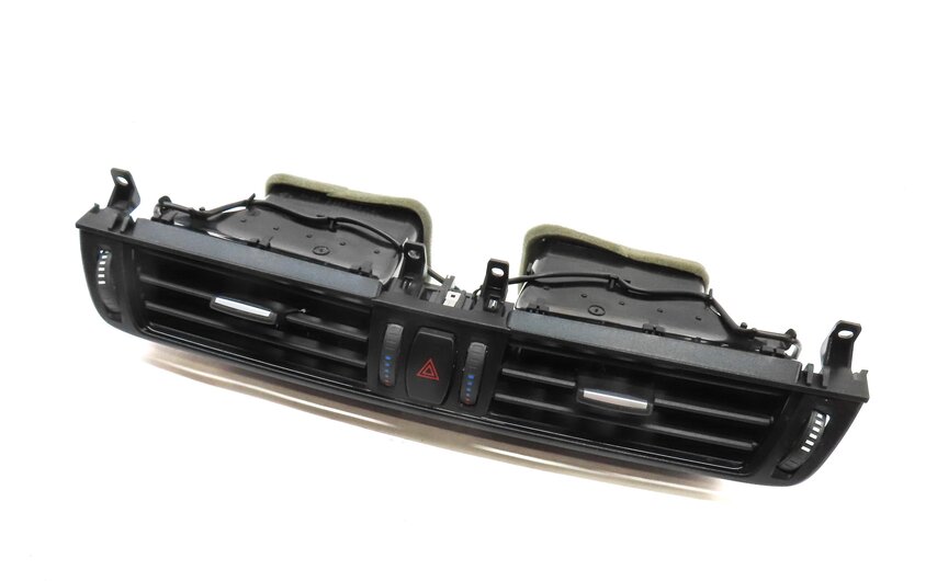 2015 BMW X5 (F15) FRONT CENTER DASH DASHBOARD VENT WITH HAZARD BUTTON (Black)
