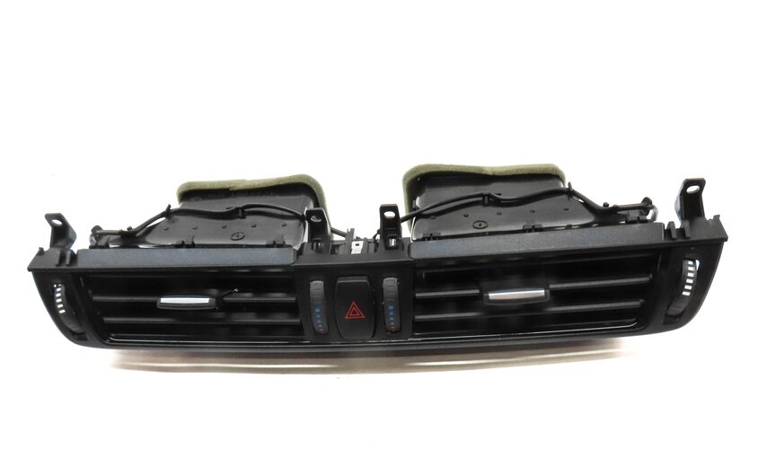 Thumbnail 2: 2015 BMW X5 (F15) FRONT CENTER DASH DASHBOARD VENT WITH HAZARD BUTTON (Black)