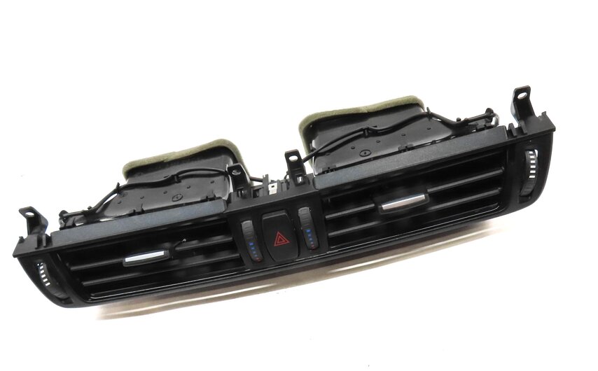 Thumbnail 3: 2015 BMW X5 (F15) FRONT CENTER DASH DASHBOARD VENT WITH HAZARD BUTTON (Black)