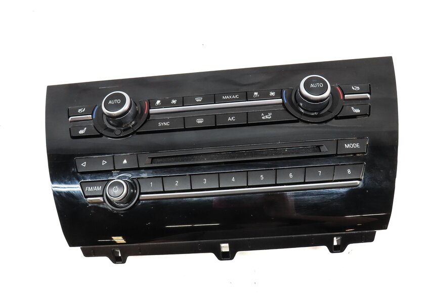 Thumbnail 2: 14-18 BMW X5 X5M (F15 F85) FRONT HEATER A/C & RADIO CONTROL PANEL (w/o ceramic)