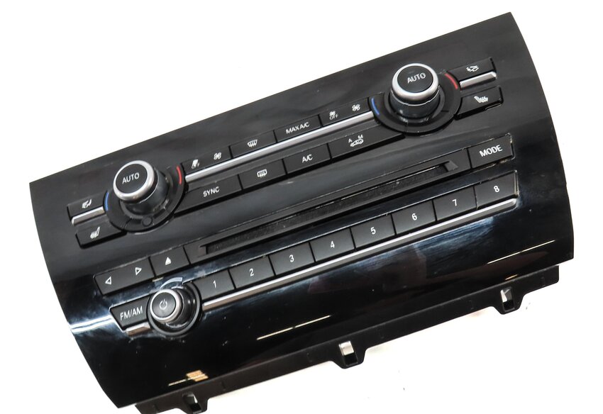 Thumbnail 3: 14-18 BMW X5 X5M (F15 F85) FRONT HEATER A/C & RADIO CONTROL PANEL (w/o ceramic)