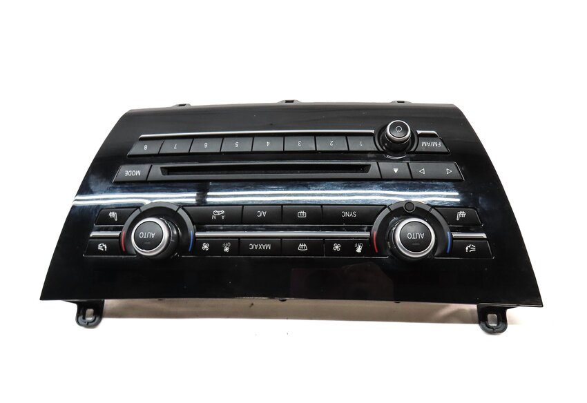 Thumbnail 4: 14-18 BMW X5 X5M (F15 F85) FRONT HEATER A/C & RADIO CONTROL PANEL (w/o ceramic)