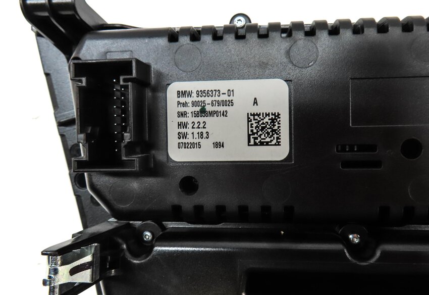 Thumbnail 6: 14-18 BMW X5 X5M (F15 F85) FRONT HEATER A/C & RADIO CONTROL PANEL (w/o ceramic)