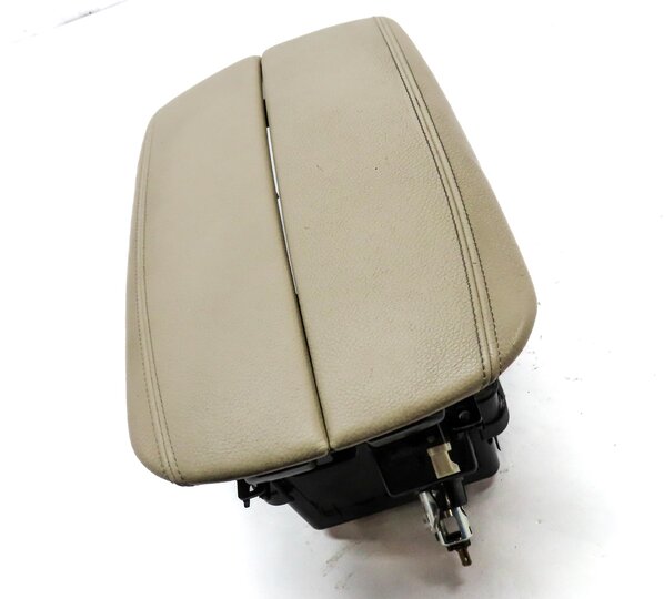 Thumbnail 3: 2015 BMW X5 (F15) CENTER CONSOLE STORAGE COMPARTMENT & LID (Beige)