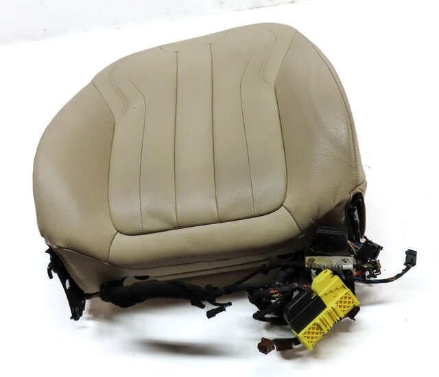 Thumbnail 2: 2015 BMW X5 (F15) FRONT LEFT DRIVER HEATED UPPER SEAT CUSHION (Beige)