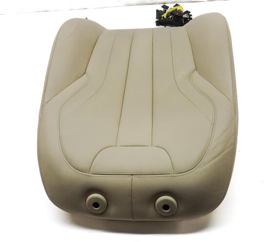 Thumbnail 5: 2015 BMW X5 (F15) FRONT LEFT DRIVER HEATED UPPER SEAT CUSHION (Beige)