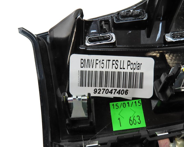 Thumbnail 14: 2015 BMW X5 (F15) FRONT REAR LEFT RIGHT DOOR DASH CONSOLE TRIM SET (Poplar Wood)