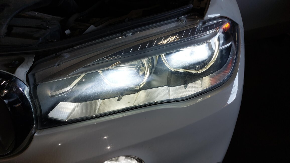 Thumbnail 2: 14-15 BMW X5 X5M X6 X6M (F15 F16) LEFT HEADLIGHT (ADAPTIVE LED) (THRU 6/30/15)
