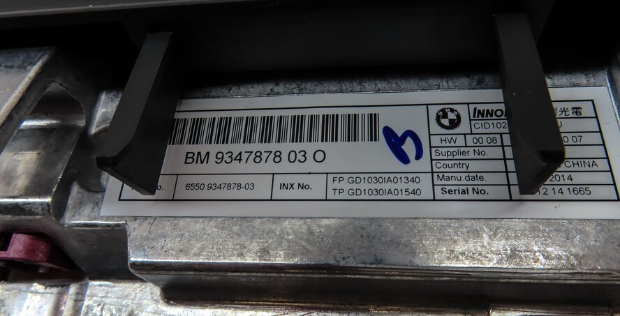 Thumbnail 7: 14-16 BMW X5 X6 X5M X6M F15 F16 F85 DASH GPS NAVIGATION 10.25" DISPLAY SCREEN