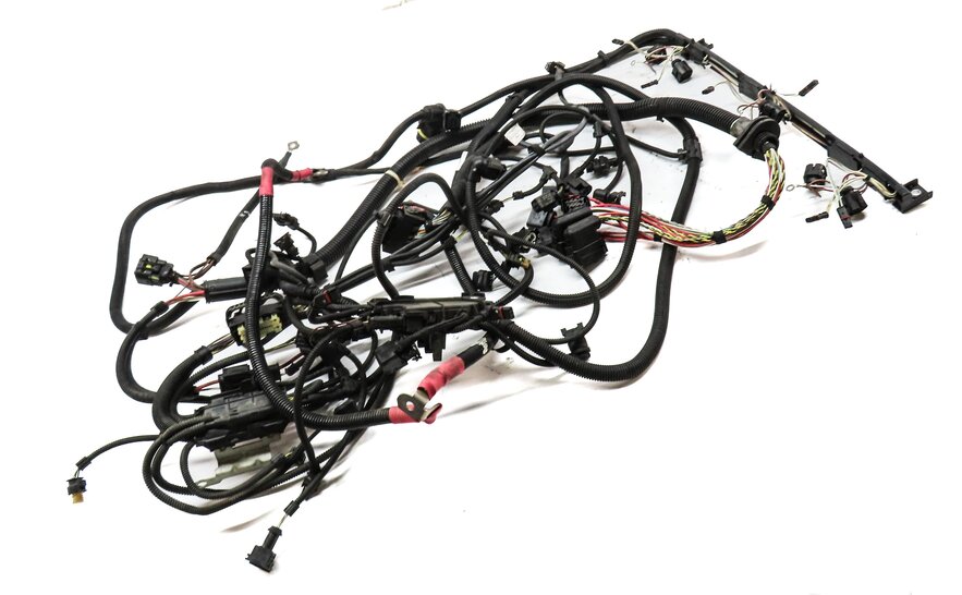 Thumbnail 3: 2015 BMW X5 (F15) 3.0L N55 TURBO GAS ENGINE WIRE WIRING HARNESS