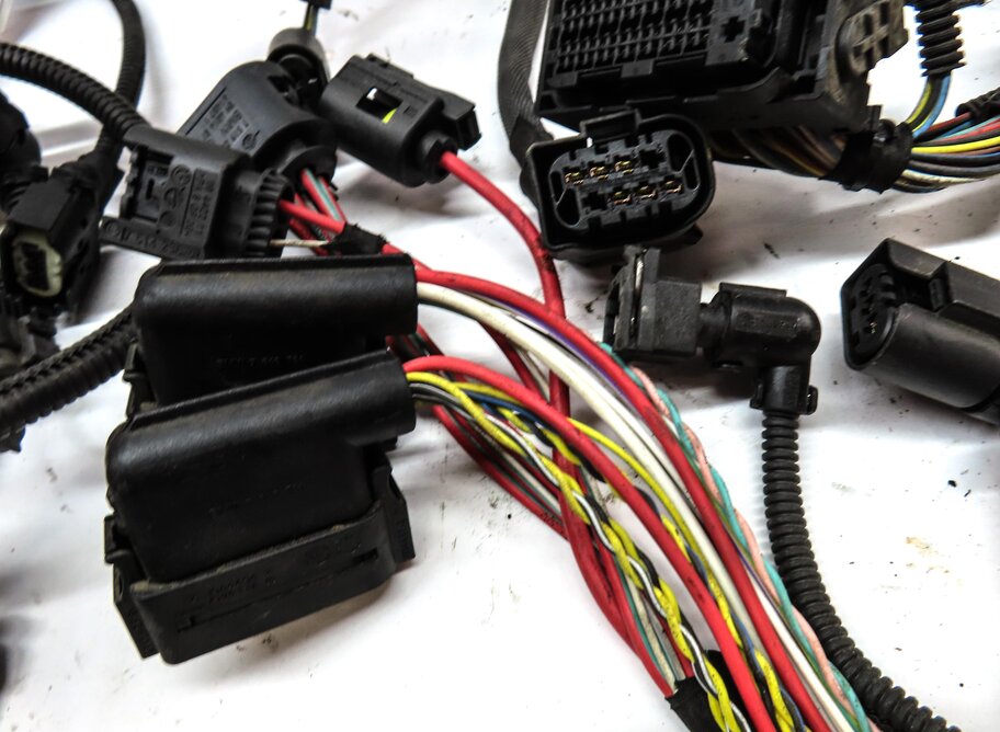Thumbnail 5: 2015 BMW X5 (F15) 3.0L N55 TURBO GAS ENGINE WIRE WIRING HARNESS