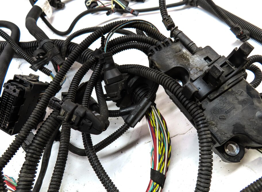 Thumbnail 7: 2015 BMW X5 (F15) 3.0L N55 TURBO GAS ENGINE WIRE WIRING HARNESS