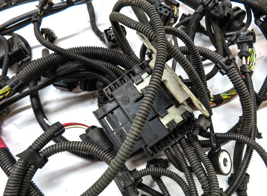 Thumbnail 8: 2015 BMW X5 (F15) 3.0L N55 TURBO GAS ENGINE WIRE WIRING HARNESS